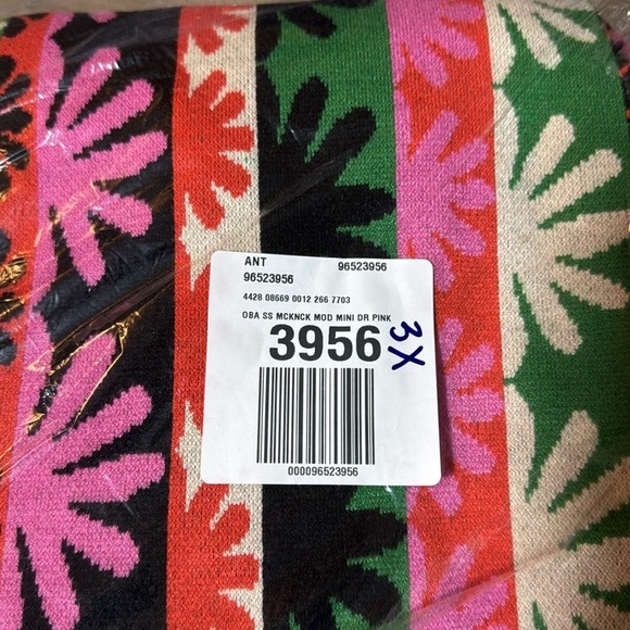 NWT Anthropologie The Nina Short-Sleeve Mock-Neck Mod Mini Dress - Size 3X 🥨 - Picture 12 of 12